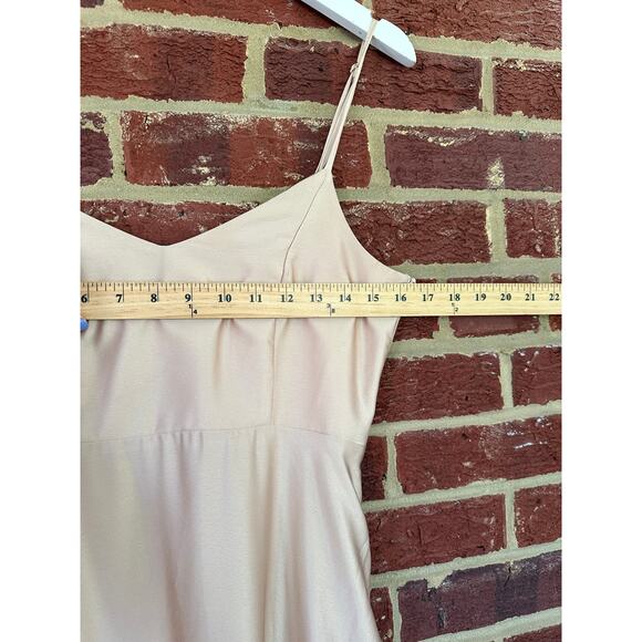 Show Me Your MuMu Faith Maxi Dress in Champagne Luxe Satin Bridesmaid - Picture 9 of 15